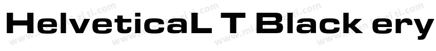 HelveticaL T Black eryatianwenti字体转换